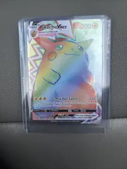 Pokemon Pikachu VMAX 188/185 Vivid Voltage 2020 Secret Rainbow Rare Card TCG - Image 1
