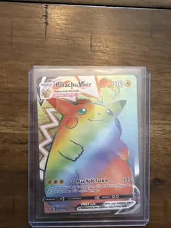 Pokemon Pikachu VMAX 188/185 Secret Rainbow Rare Vivid Voltage 2020 TCG - Image 1