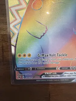 Pokemon Pikachu VMAX 188/185 Secret Rainbow Rare Vivid Voltage 2020 TCG - Image 2