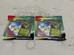 Pokemon TCG Scarlet Violet Prismatic Evolutions Tech Sticker Collection Lot of 2 - Image 1