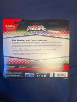 Pokemon TCG Scarlet Violet Prismatic Evolutions Tech Sticker Collection Glaceon - Image 2