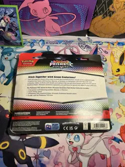 Pokemon TCG Scarlet Violet Prismatic Evolutions Tech Sticker Collection Glaceon - Image 3
