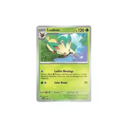 Pokemon TCG Scarlet Violet Prismatic Evolutions Tech Sticker Collection Leafeon - Image 3