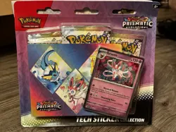 Pokemon TCG Scarlet Violet Prismatic Evolutions Tech Sticker Collection Sylveon - Image 1