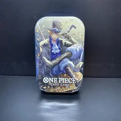 ONE PIECE CARD GAME - TIN PACK - SET VOL. 2 (TS-02 OP13) NEW SEALED ENGLISH SABO - Image 1