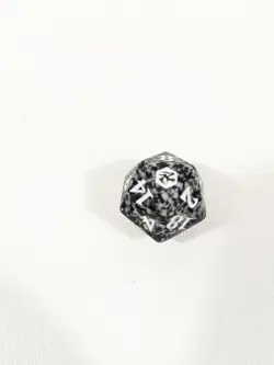 MTG d20 NOT Spindown 20-sided die dice Adventures in Forgotten Realms Black - Image 1