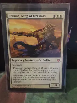 Magic The Gathering, Brimaz, King of Oreskos, Born of the Gods Regular - Image 1