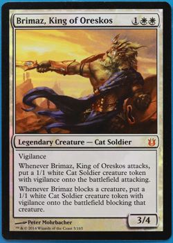 Brimaz, King of Oreskos FOIL Born of the Gods NM CARD (507321) ABUGames - Image 1