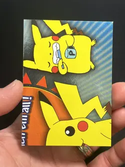 2000 Topps Pokemon TV Animation Edition Series 3 Holo Foil P04 Puzzle Pikachu - Image 1
