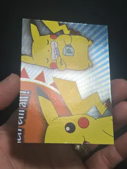 2000 Topps Pokemon TV Animation Edition Series 3 Holo Foil P04 Puzzle Pikachu - Image 4