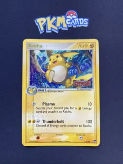 Pokemon TCG Raichu Power Keepers 12/108 Reverse Holo Rare LP. - Image 1