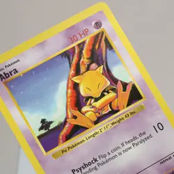 Pokemon TCG - Abra 43/102 Base Set Common Shadowless WOTC 1999 - EXC/NM - Image 1