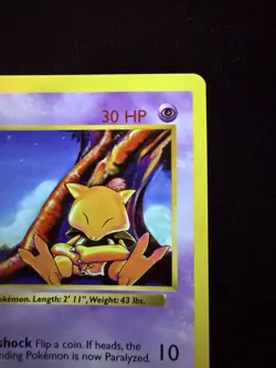 1999 Abra 43/102 Base Set *1ST EDITION* Shadowless Vintage Pokemon TCG NM/Mint - Image 3