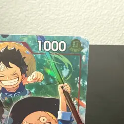 Ace & Sabo & Luffy (Alternate Art) OP13-007 English SR Carrying On His Will One - Image 3