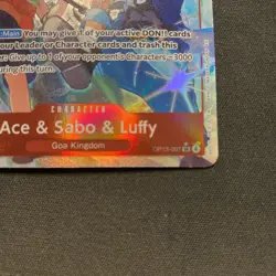 Ace & Sabo & Luffy (Alternate Art) OP13-007 SR One Piece Carrying on His Will - Image 4
