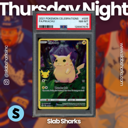 2021 POKEMON SWORD & SHIELD CELEBRATIONS #005/025 PIKACHU HOLO PSA 8 - Image 1