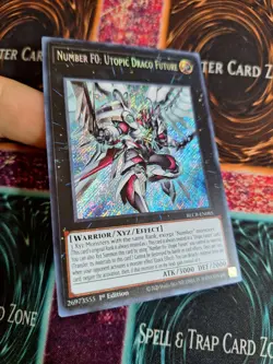 Yu-Gi-Oh! Number F0: Utopic Draco Future BLCR-EN085 Secret Rare 1st Edition NM - Image 2