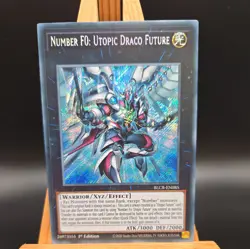 Yugioh Number F0: Utopic Draco Future BLCR-EN085 Secret Rare 1st Edition NM - Image 1