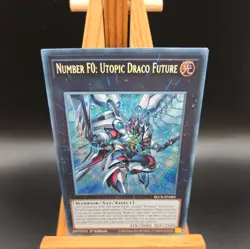 Yugioh Number F0: Utopic Draco Future BLCR-EN085 Secret Rare 1st Edition NM - Image 2
