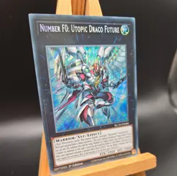 Yugioh Number F0: Utopic Draco Future BLCR-EN085 Secret Rare 1st Edition NM - Image 3