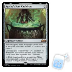 AGATHA'S SOUL CAULDRON Wilds Of Eldraine WOE Magic MTG MINT CARD - Image 1