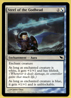 STEEL OF THE GODHEAD SHADOWMOOR SHM COMMON AURA ENCHANTMENT LP MTG 150 - Image 3