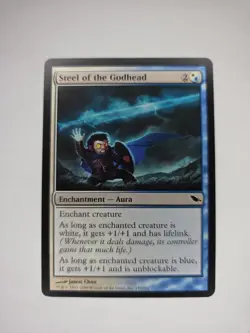 Steel of the Godhead - Shadowmoor- #150 - Near Mint - Free Shipping - MTG - Image 1