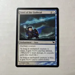 Steel of the Godhead X1 - NM/M - Shadowmoor MYG Magic The Gathering Card English - Image 1