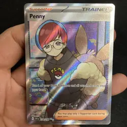 Pokemon TCG Penny 239/198 Ultra Rare Trainer Scarlet & Violet Base Set - Image 1