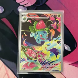 Ivysaur - 134/132 - Mega Evolutions - Illustration Rare - NM - Pokemon TCG Card - Image 1