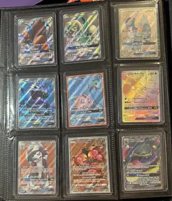 Pokemon TCG Sun and Moon GX Full Art Ultra Rare Lot of 12 Cards LP - Image 1
