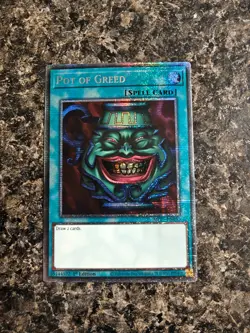 Yugioh Pot of Greed - MP25-EN050 - Starlight Rare - NM - Image 1