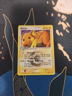 Raichu 12/112 FireRed & LeafGreen Reverse Holo Rare Pokemon Trading Card Game - Image 1