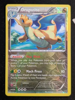 Dragonite (51) 51/108 XY - Roaring Skies Pokemon TCG NM Reverse Holo - Image 1