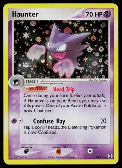 Pokemon Card - Haunter FireRed & LeafGreen 34/112 Uncommon Reverse Holo - Image 1