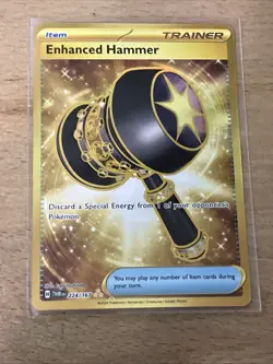 Enhanced Hammer 224/167 Twilight Masquerade Gold Hyper Rare Pokemon TCG English - Image 1