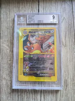GLURAK BOX TOPPER CHARIZARD POKEMON SKYRIDGE 2003 #9 PSA BGS 9 NO KABUTOPS - Image 1
