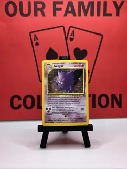 Gengar 5/62 Fossil Holo Unlimited Rare Vintage Pokemon TCG - Image 1