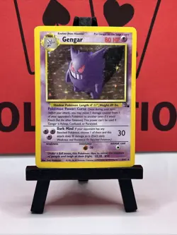 Gengar 5/62 Fossil Holo Unlimited Rare Vintage Pokemon TCG - Image 2