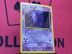 Gengar 5/62 Fossil Holo Unlimited Rare Vintage Pokemon TCG - Image 4
