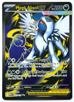 Mega Absol ex 161/132 - Pokemon TCG - Mega Evolution Ultra Rare Holo - M/NM - Image 1
