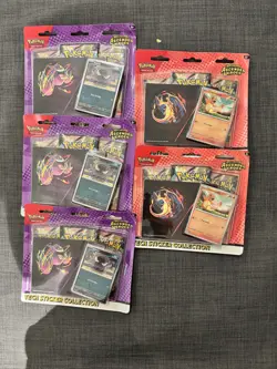 Pokemon TCG: Ascended Heroes Tech Sticker Collection x5- Brand New - Image 1