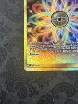 Pokemon 2018 Rainbow Energy - Sun & Moon Celestial Storm Rare Gold Holo 183/168 - Image 3