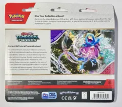 Pokemon TCG - Temporal Forces - 3pk Premium Checklane Blister Pack - Case New! - Image 5
