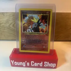2001 Pokemon TCG Entei Black Star Promo #34 Reverse Holo Nintendo WOTC - Image 1