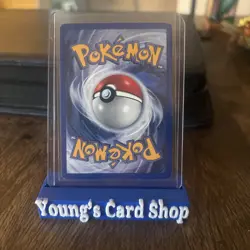 2001 Pokemon TCG Entei Black Star Promo #34 Reverse Holo Swirl NM Nintendo WOTC - Image 2
