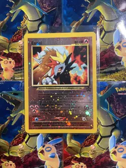 Entei #34 Vintage Wizards Black Star Promo Reverse Holo Pokemon TCG MP - Image 1