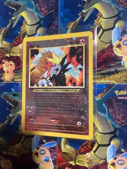 Entei #34 Vintage Wizards Black Star Promo Reverse Holo Pokemon TCG MP - Image 2