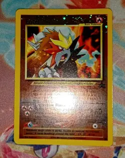 2001 Pokemon TCG Entei Black Star Promo #34 Reverse Holo Swirl NM Nintendo WOTC - Image 4