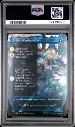 2025 MTG FINAL FANTASY SURGE JILL, SHIVA'S DOMINANT/SHIVA, WARDEN OF ICE PSA 10 - Image 2